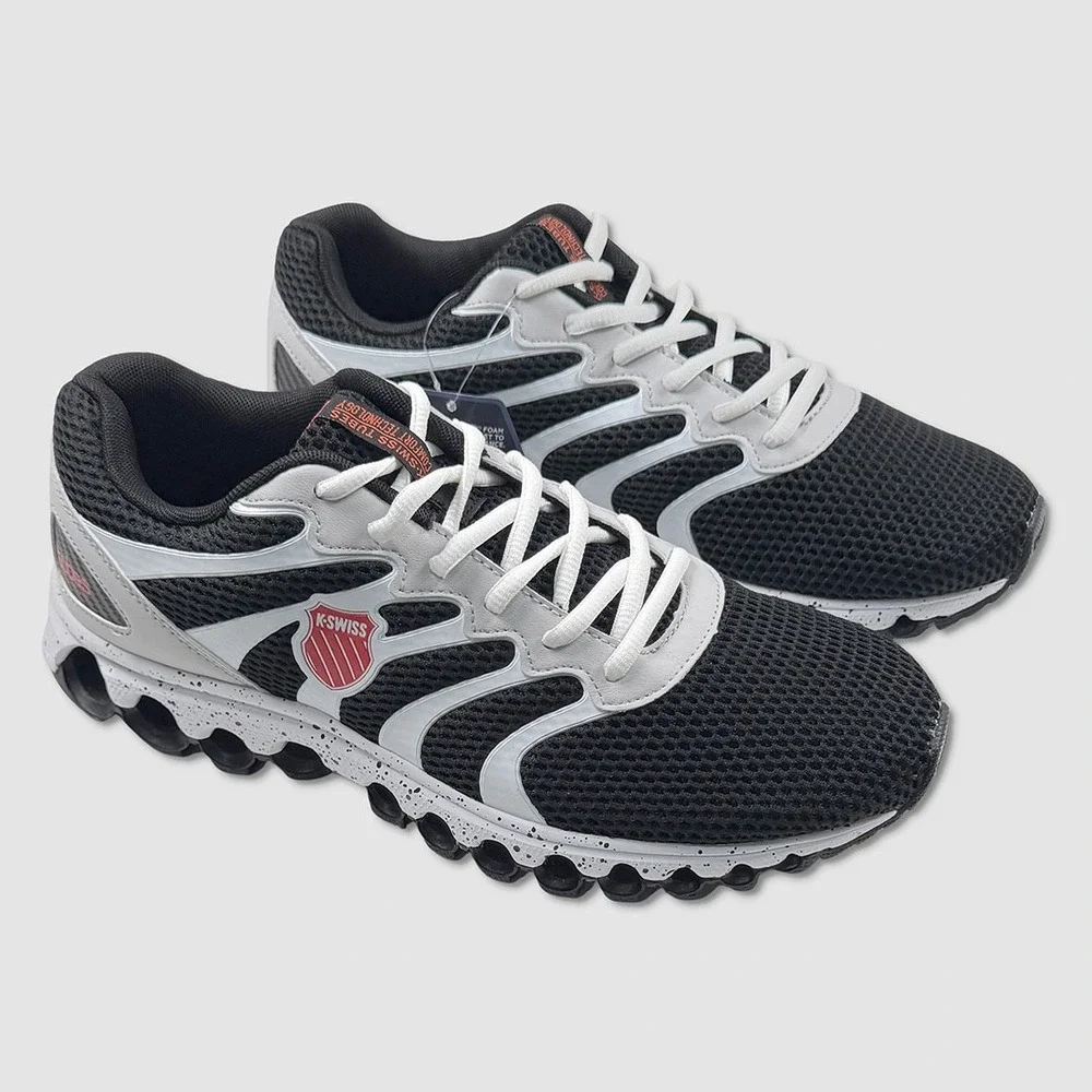 K-Swiss Tubes Shoes / Sneakers - NEW Mens Size 10 White / Black - #49684-OF
